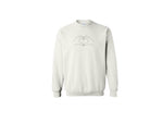 Load image into Gallery viewer, White Embroidered Crewneck
