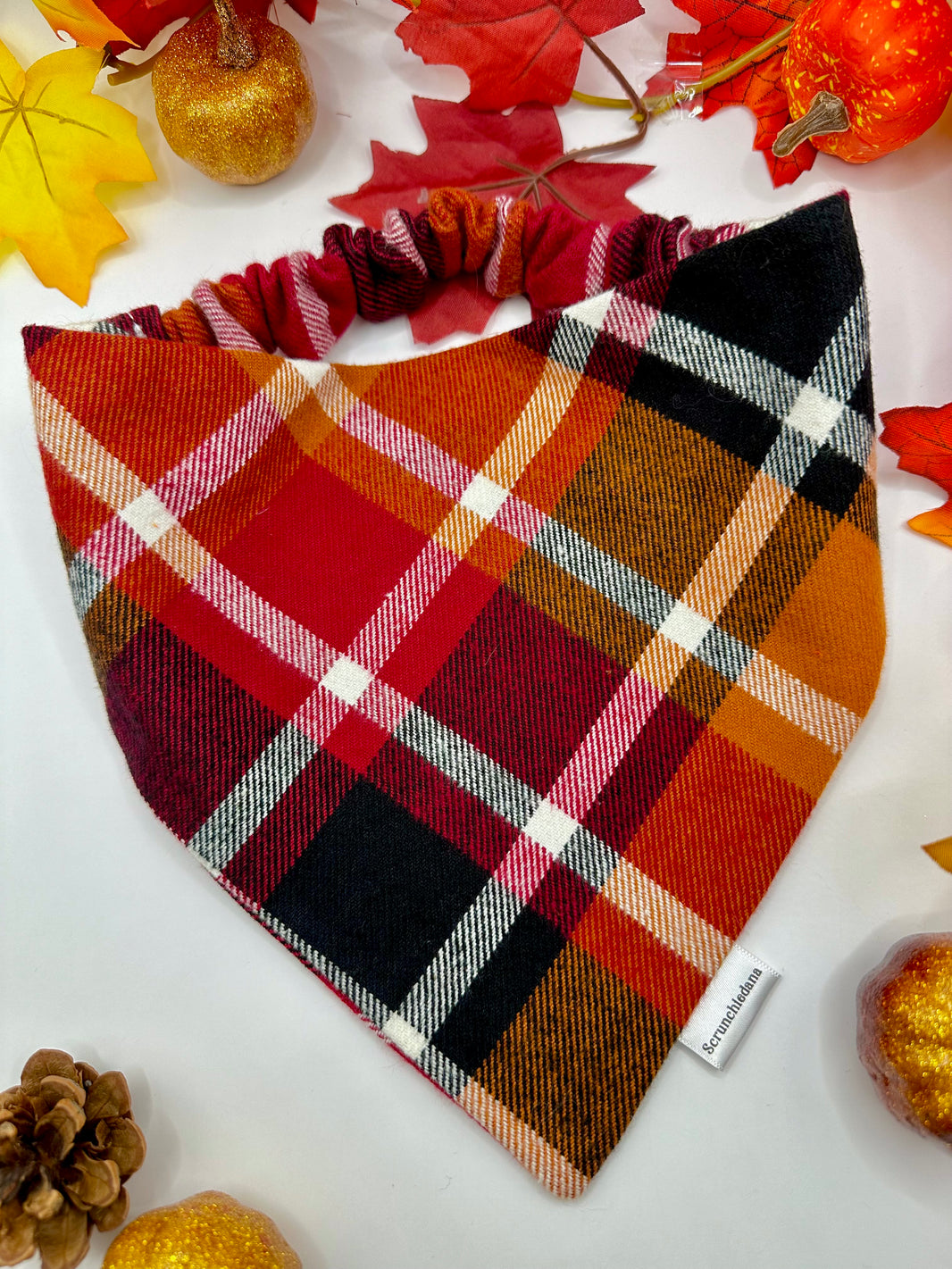 Burgundy Flannel Scrunchiedana®