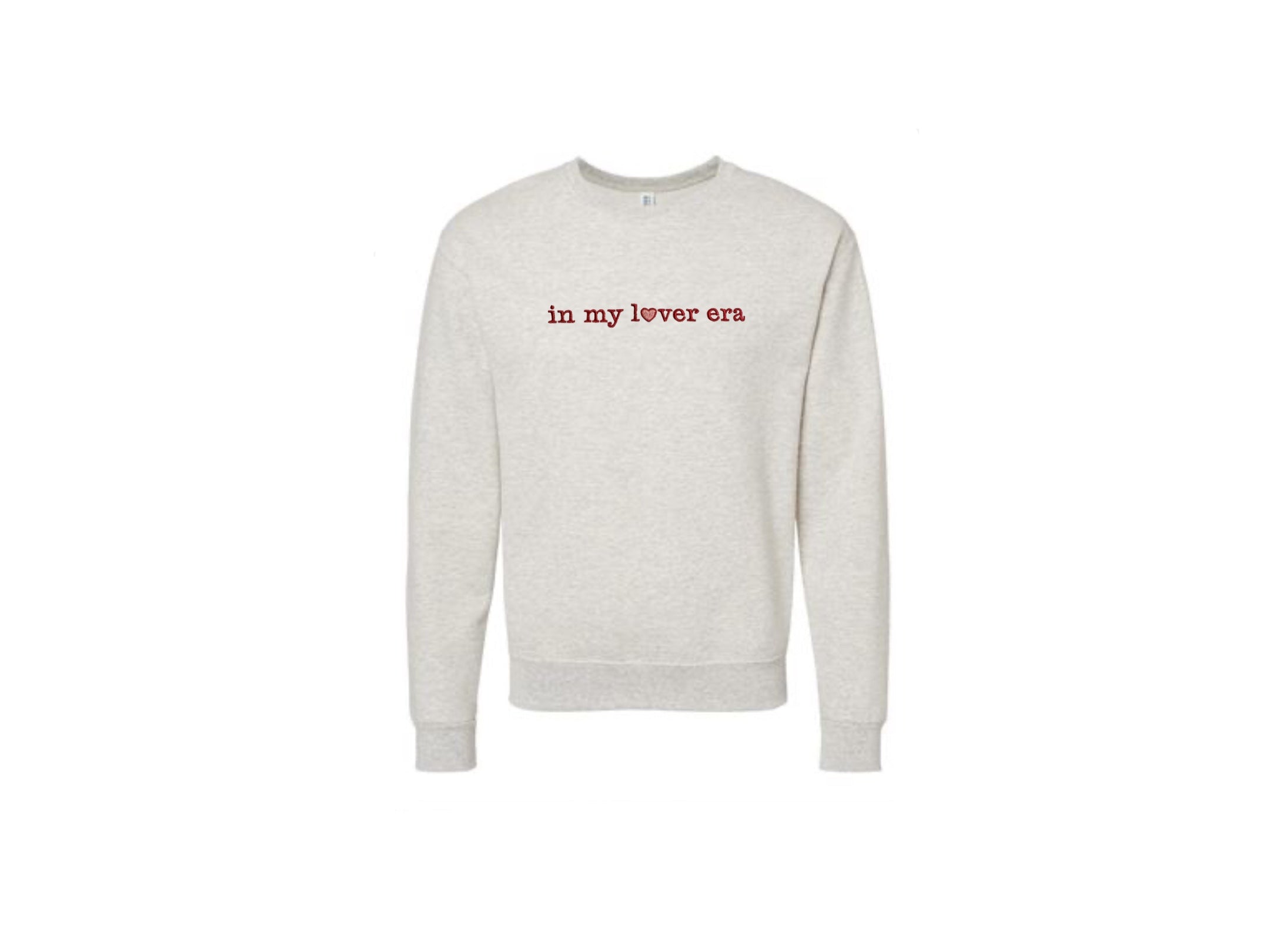 Oatmeal Embroidered Crewneck