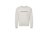 Load image into Gallery viewer, Oatmeal Embroidered Crewneck
