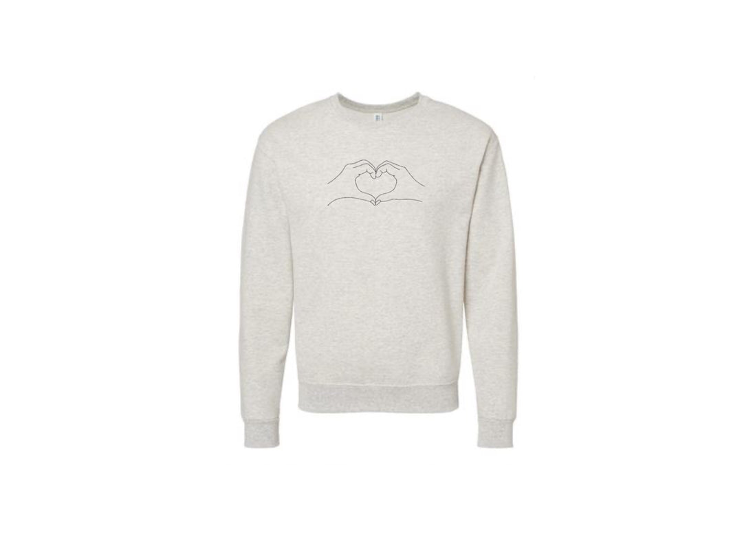 Oatmeal Embroidered Crewneck