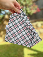Load image into Gallery viewer, Ho Ho Ho Plaid Scrunchiedana®
