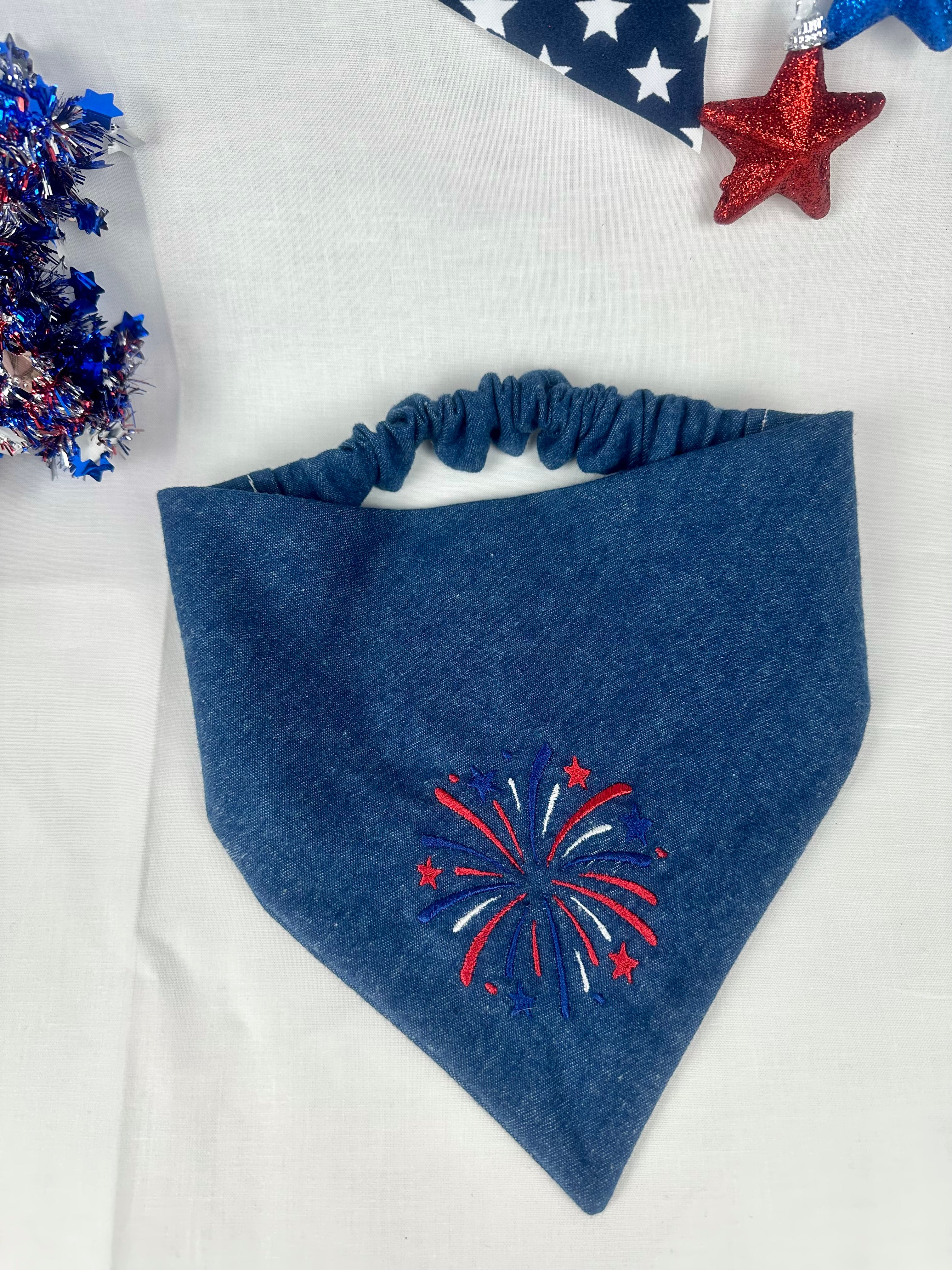 Denim Firework Scrunchiedana®
