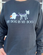 Load image into Gallery viewer, My Dog is My Boo Crewneck
