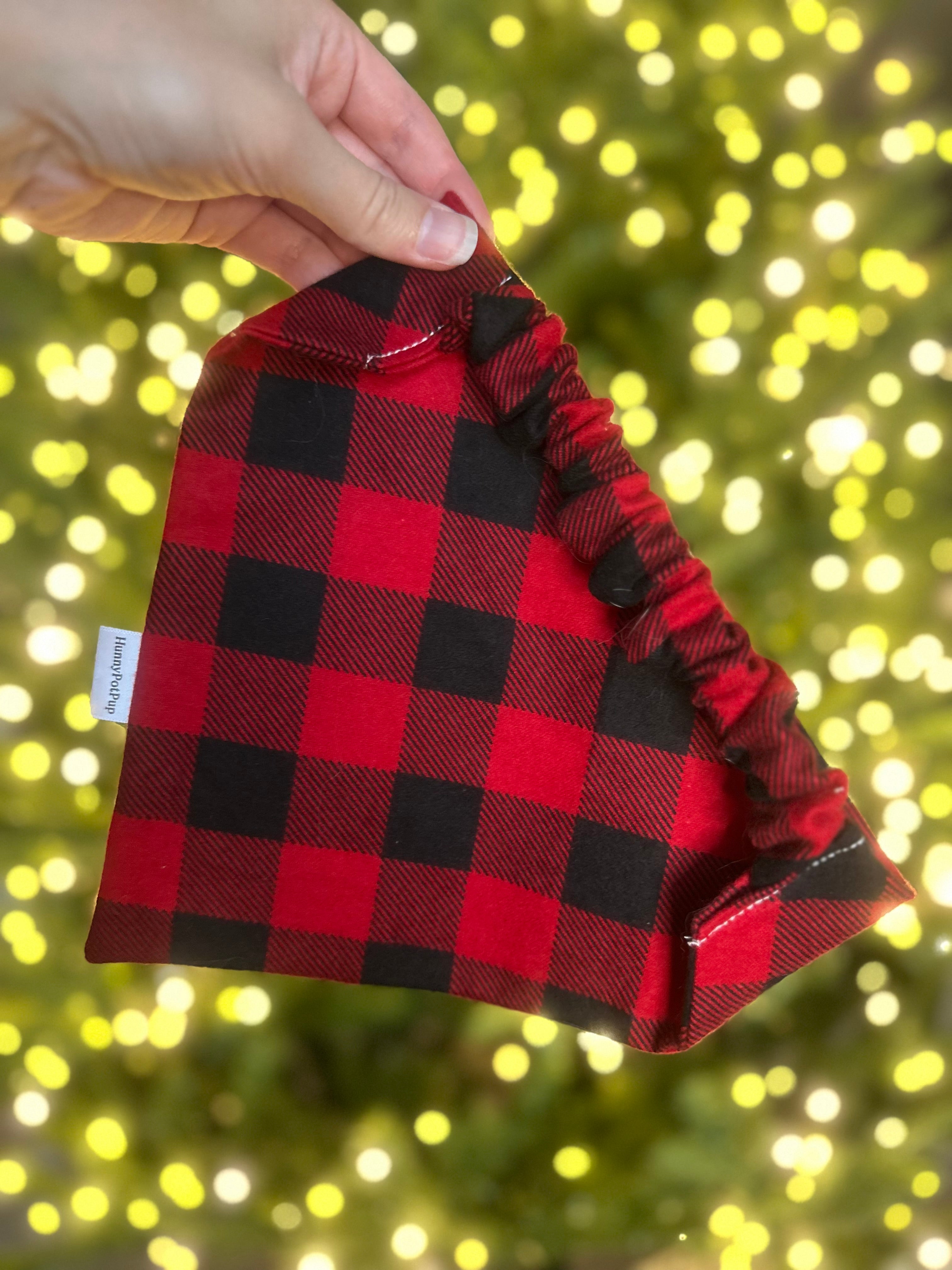 Very Merry Red Buffalo Check Scrunchiedana®