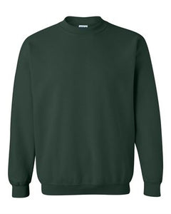 Forest Green Embroidered Crewneck