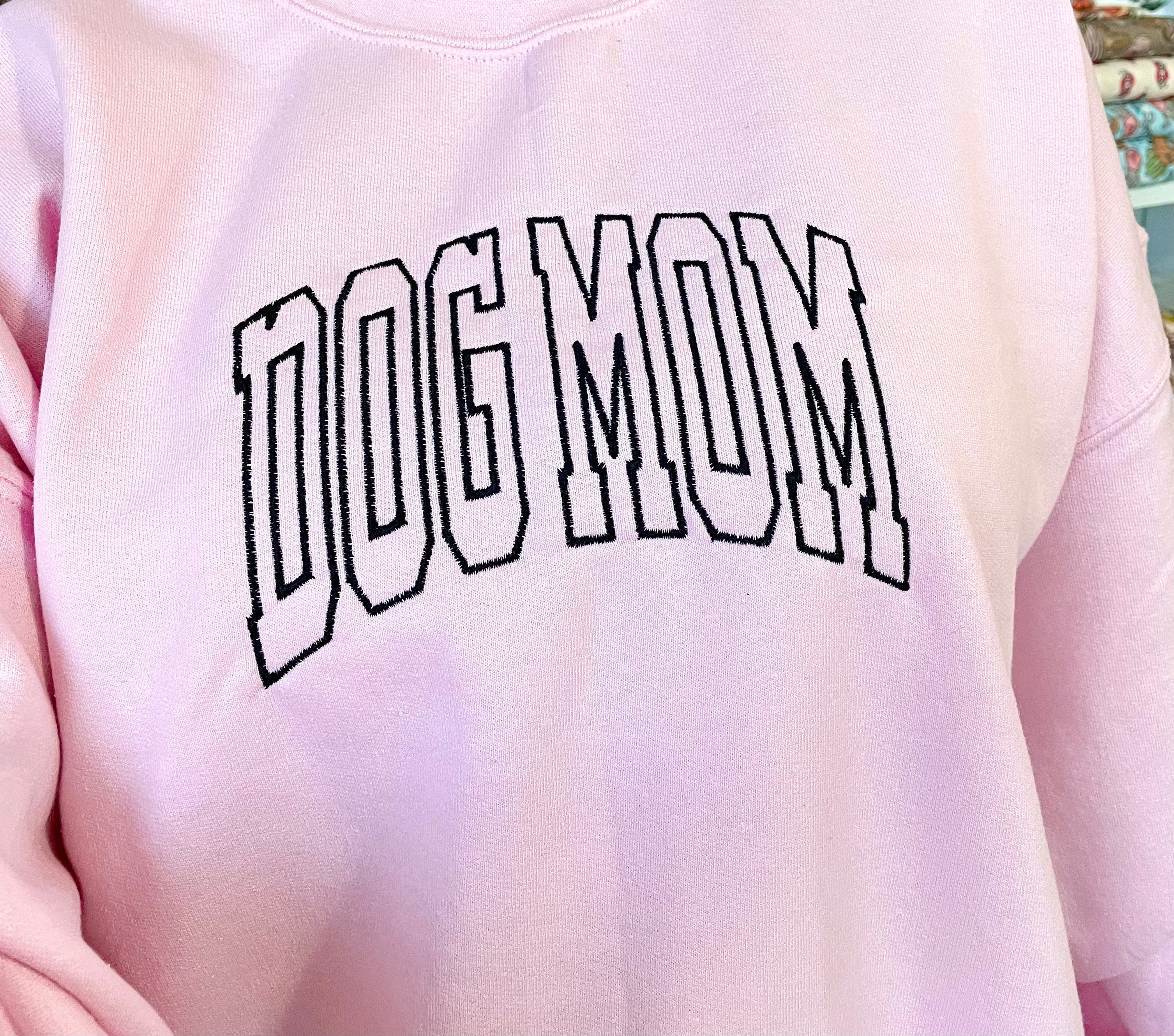Light Pink Embroidered Crewneck