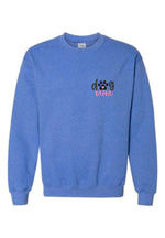 Load image into Gallery viewer, Heather Sport Royal Embroidered Crewneck
